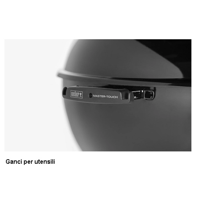 Vendita online Barbecue Weber Master touch 14701053 nero GBS E-5750 con kit Precision 6764